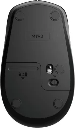 Logitech - M190 Wireless Optical Ambidextrous Mouse - Charcoal - Image 5
