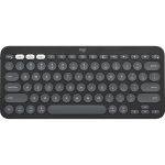 Logitech Pebble Keys 2 K380S Wireless Keyboard (Tonal Graphite)