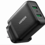 UGREEN USB Fast Charger UK (Black)