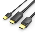 Vention HDMI-A Male to DP Male HD Cable 1.5M Black